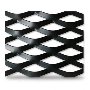 Hot Rolled Black Steel Expanded Metal Mesh Thickness 1.8 mm Width 2.44 m Length 6 m