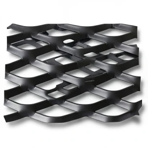Hot Rolled Black Steel Expanded Metal Mesh Thickness 2 mm Width 2.44 m Length 2 m