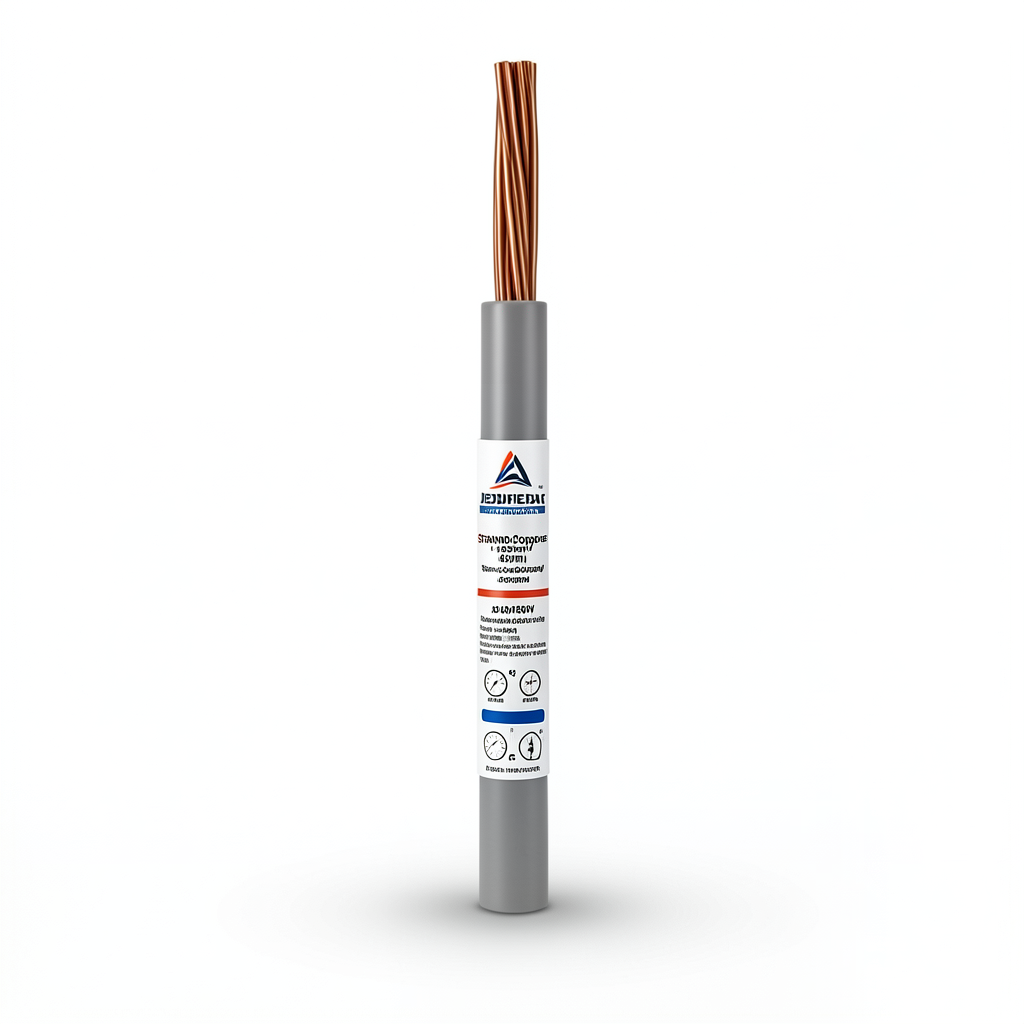 Stranded Copper Wire 185mm Conductor, 450/750V, Gray Color | Jeddah Cables Company