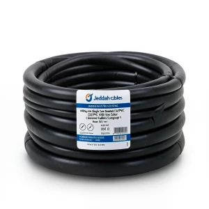 240sq mm Single Core Stranded Wire CU/PVC, 450/750 Voltage, Black Color | Jeddah Cables Company