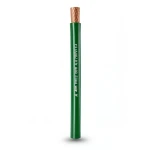 سلك نحاس مفرد مرن عازل PVC، مقاس 4 mm2، 450/750 فولت، أخضر | شركة الفنار