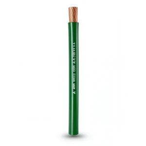 PVC Insulated Flexible Copper Single Wire 4mm2, 450/750V, Green | Al Fanar