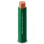 سلك مفرد نحاس مرن معزول PVC، مقاس 10 sq mm، 450/750 فولت، أخضر | شركة الفنار