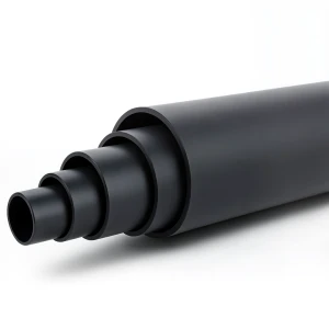HDPE Pipe Nominal Pressure 12.5 Bar PE 80 OD 500 mm SDR 11 Black