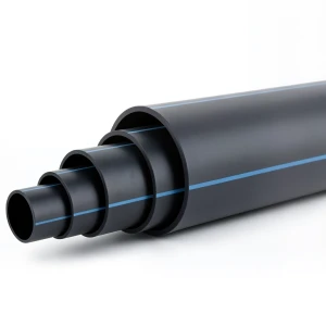 HDPE Plastic Pipe PN 12.5 Bar PE 80 Outside Diameter 560 mm SDR 11 Black