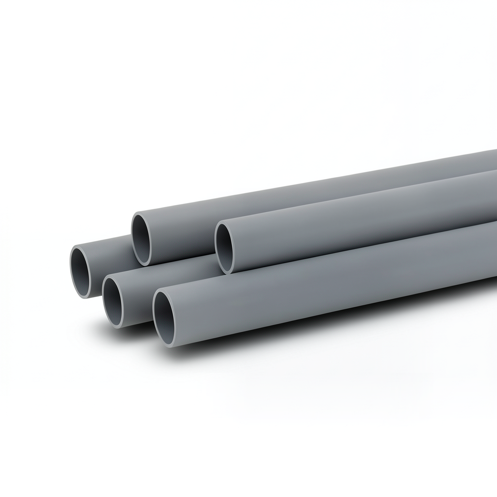 UPVC Plastic Pipe Electrical DB 120 Size 4 inch Thickness 3.91 mm Gray