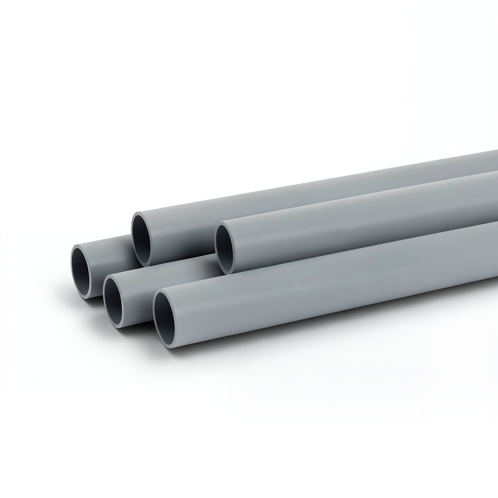 UPVC Plastic Pipe Electrical DB 120 Size 6 inch Thickness 5.77 mm Gray