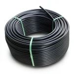 لفة أنابيب HDPE ضغط 12.5 بار PE 80 قطر خارجي 50 مم SDR 11 لون أسود
