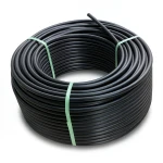لفة أنابيب بلاستيك HDPE ضغط 12.5 بار PE 80 قطر خارجي 75 مم SDR 11 لون أسود