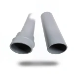مواسير UPVC لأنظمة الصرف تحت الحدائق والطرق مقاس 400 مم سمك 11 مم لون رمادي