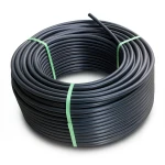 لفة أنابيب HDPE ضغط 12.5 بار PE 80 قطر خارجي 110 مم SDR 11 لون أسود