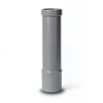 أنبوب UPVC مقاس 50 مم، سماكة 2.2 مم، لون رمادي لأنظمة التخلص من النفايات والتربة