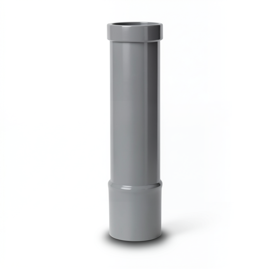 UPVC Pipe 50 mm Size, 2.2 mm Thickness, Gray Color for Waste & Soil Discharge