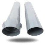 مواسير UPVC مقاس 75 مم، سمك 2.2 مم، لون رمادي