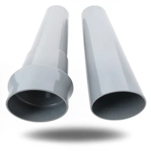 مواسير UPVC مقاس 75 مم، سمك 2.2 مم، لون رمادي