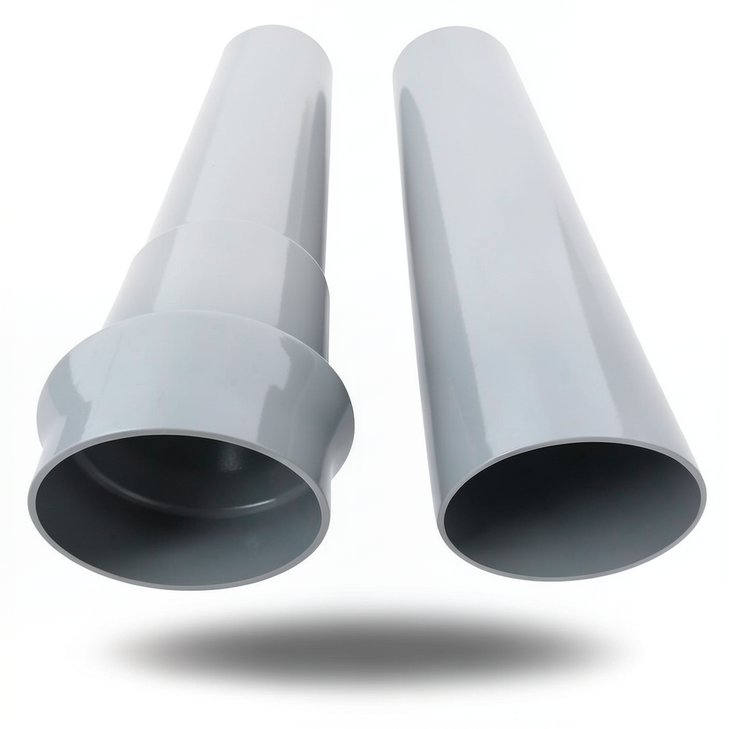 UPVC Pipe 75 mm Size, 2.2 mm Thickness, Gray Color