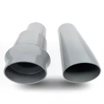 أنبوب UPVC مقاس 50 مم، سماكة 2.2 مم، لون رمادي لأنظمة التخلص من النفايات والتربة