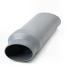 مواسير UPVC مقاس 75 مم، سمك 2.2 مم، لون رمادي