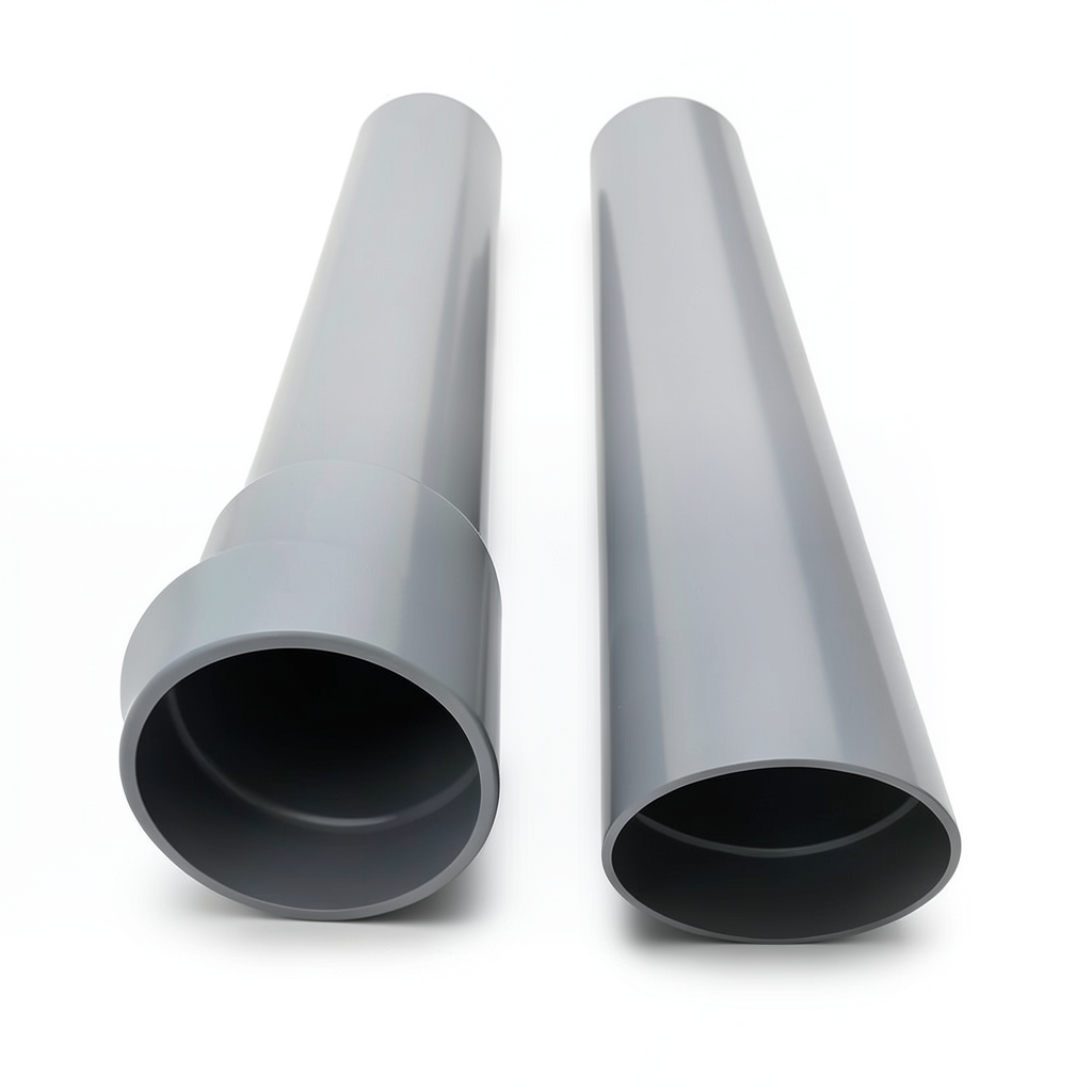UPVC Pipe 160 mm Size, 3.8 mm Thickness, Gray Color