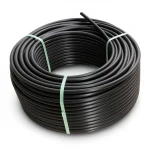 لفة أنابيب بلاستيك HDPE ضغط 12.5 بار PE 80 قطر خارجي 32 مم SDR 11 لون أسود