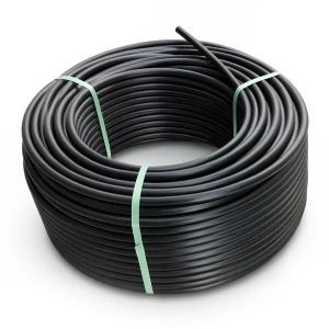 لفة أنابيب HDPE ضغط 12.5 بار PE 80 قطر خارجي 50 مم SDR 11 لون أسود