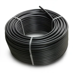 HDPE Plastic Coil Pipe PN 12.5 Bar PE 80 75 mm SDR 11 Black