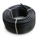 لفة أنابيب HDPE ضغط 12.5 بار PE 80 قطر خارجي 110 مم SDR 11 لون أسود