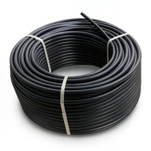 لفة أنابيب HDPE ضغط 12.5 بار PE 80 قطر خارجي 110 مم SDR 11 لون أسود