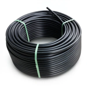 HDPE Plastic Coil Pipe PN 12.5 Bar PE 80 140 mm SDR 11 Black