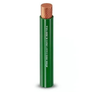 PVC Insulated Flexible Copper Single Wire 4mm2, 450/750V, Green | Al Fanar