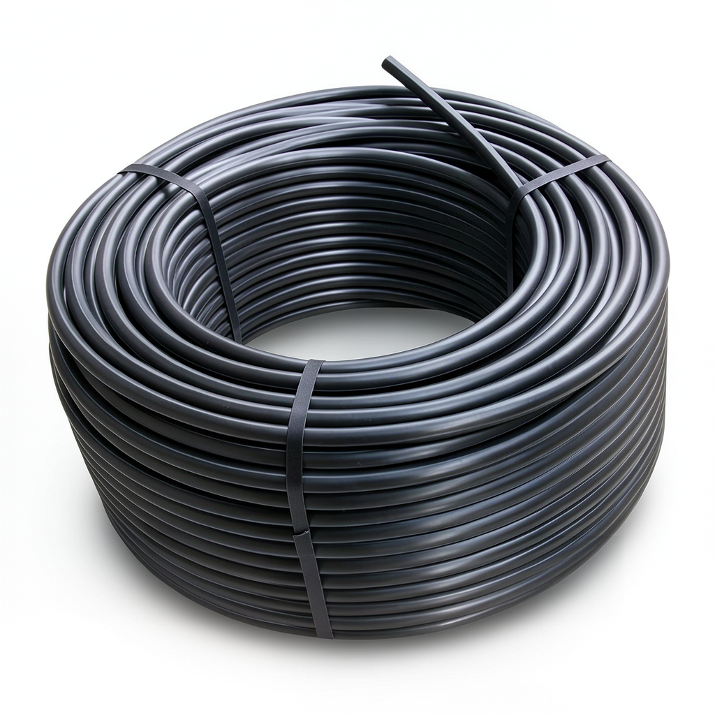 HDPE Polyethylene Plastic Coil Pipe Nominal Pressure 10 Bar PE 80 OD 40 mm SDR 13.6 Black