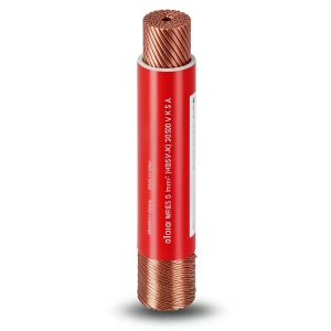 Flexible Copper Electric Wire 120mm2 450/750V Heat Resistant PVC, Red | Al Fanar