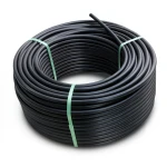 لفة أنابيب بلاستيك HDPE ضغط 10 بار PE 80 قطر خارجي 75 مم SDR 13.6 لون أسود