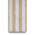 Wall Decoration Striped Design 10m x 0.53m Gray with Beige