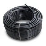 لفة أنابيب HDPE ضغط 10 بار PE 80 قطر خارجي 110 مم SDR 13.6 لون أسود
