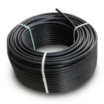 لفة أنابيب بلاستيك HDPE ضغط 10 بار PE 80 قطر خارجي 140 مم SDR 13.6 لون أسود