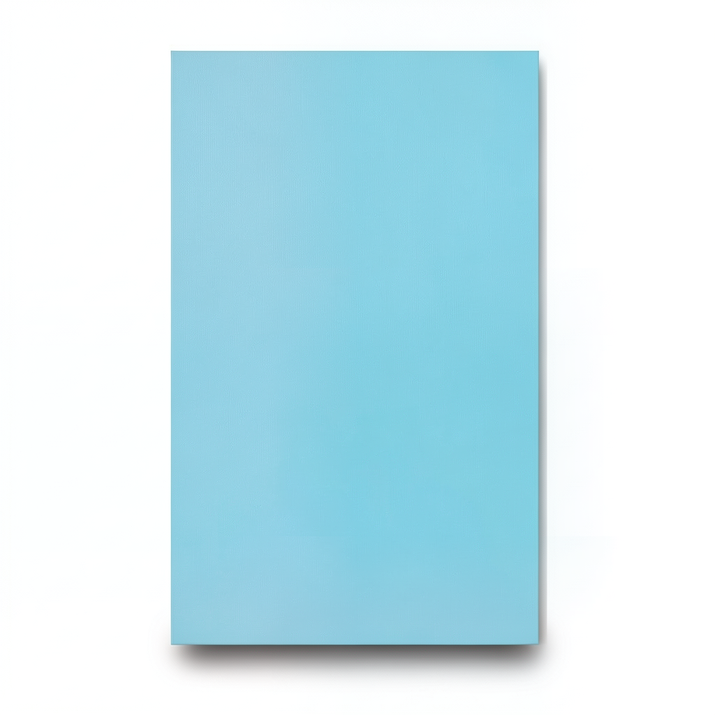 Plain Wall Covering Cyan Color, 10m x 0.53m, Model 17114