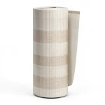 Striped Wall Covering 0.53 m x 10 m Beige Color, Model 18320