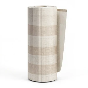 Striped Wall Covering 0.53 m x 10 m Beige Color, Model 18320