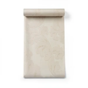 Classic Wallpaper Length 10m, Width 0.73m, Beige Color