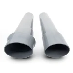مواسير UPVC مقاس 110 مم، سمك 3.8 مم، لون رمادي