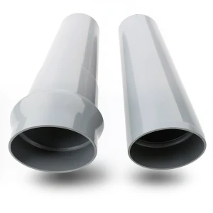UPVC Pipe for Soil and Ventilating Aboveground 82 mm Thickness 3.8 mm Gray