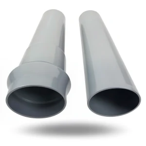 UPVC Pipe for Soil and Ventilating Aboveground Size 160 mm Thickness 3.9 mm Gray Color