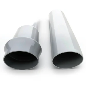 أنبوب UPVC مقاس 50 مم، سماكة 2.2 مم، لون رمادي لأنظمة التخلص من النفايات والتربة
