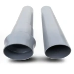 مواسير UPVC مقاس 75 مم، سمك 2.2 مم، لون رمادي