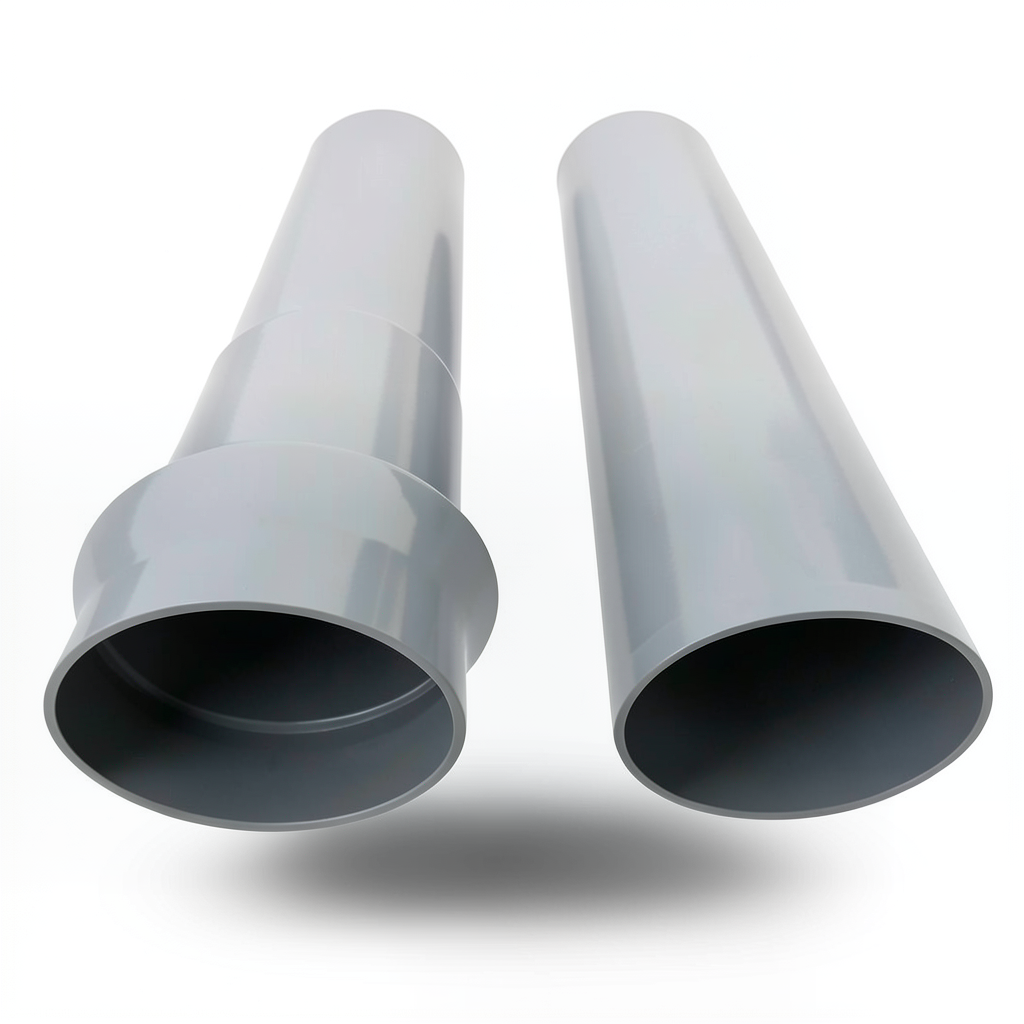 UPVC Pipe Sewer Size 110 mm Thickness 3 mm Gray Color