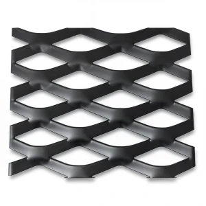 Hot Rolled Black Steel Expanded Metal Mesh Thickness 2 mm Width 2.44 m Length 5 m