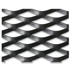 Watad Expanded Metal Mesh 2mm Thickness 2.44m x 4m Black Hot Rolled Steel [Wated]
