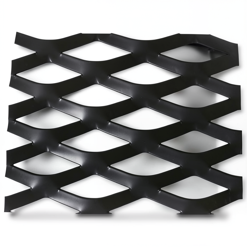 Hot Rolled Black Steel Expanded Metal Mesh Thickness 2.3 mm Width 2.44 m Length 4 m