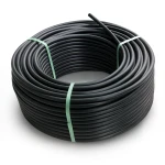 لفة أنابيب HDPE ضغط 10 بار PE 80 قطر 20 مم SDR 13.6 لون أسود